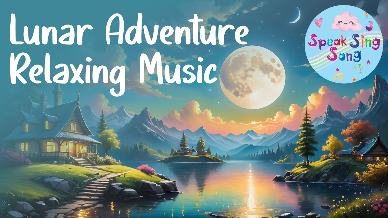 Lunar Adventure | Relaxing Bedtime Song for Kids | Gentle Sleep Music by SpeakSingSong