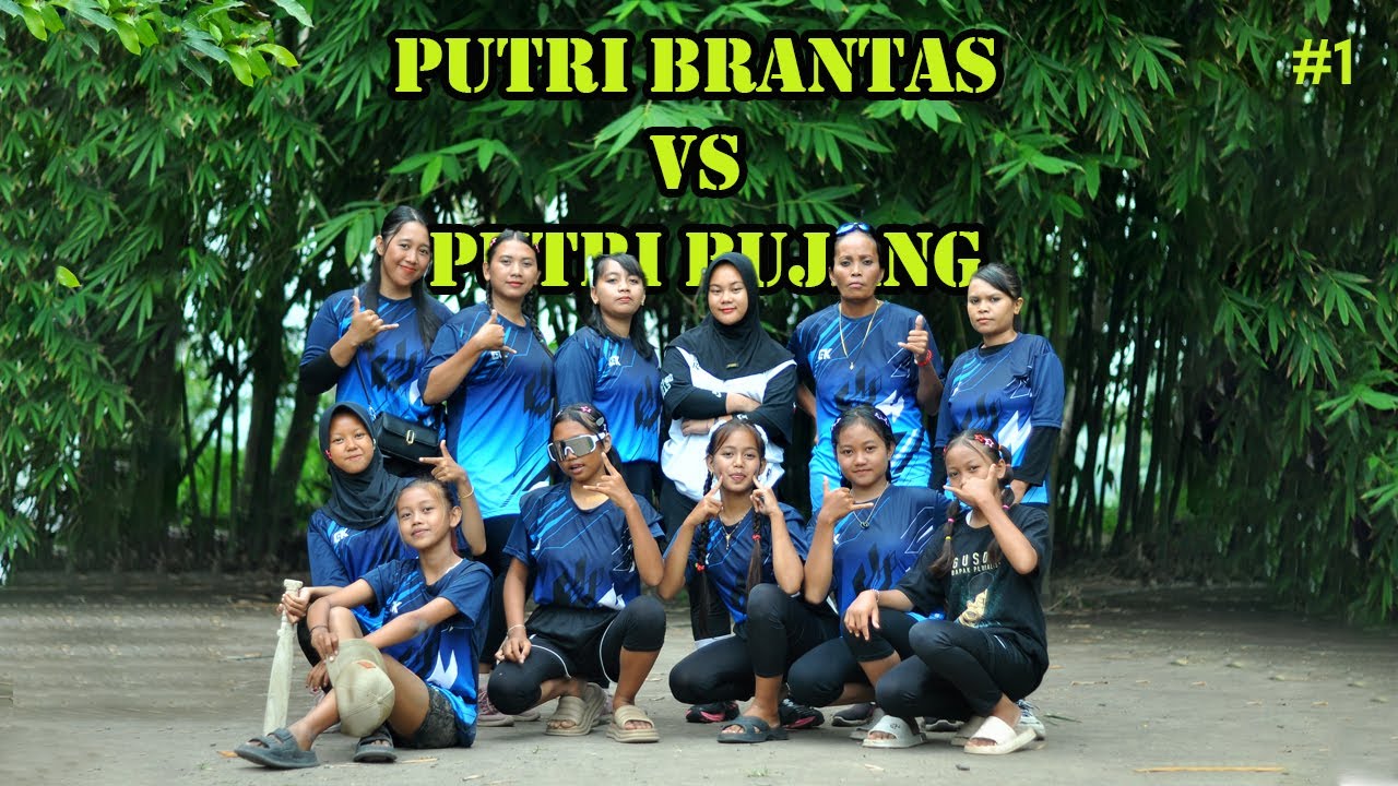 Pertandingan Kasti Putri Brantas Vs Putri Bujang Part 1 #bolakastimadura #kasti