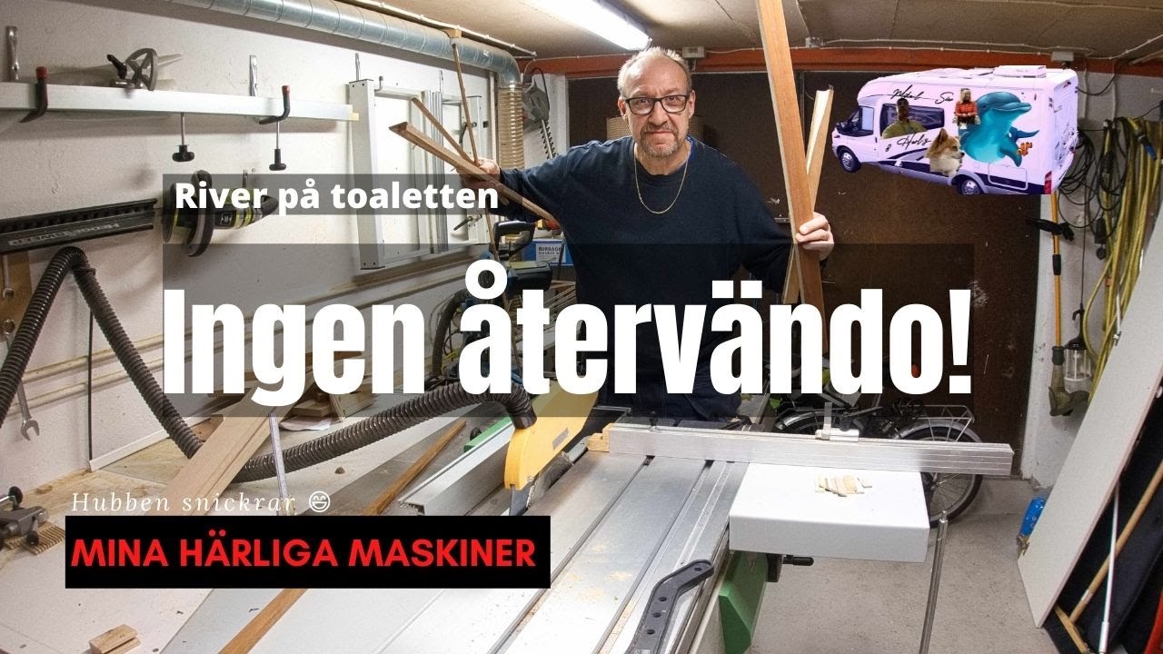 Husbilens Toalett får nya lister och vi kollar in justering av armstödet.