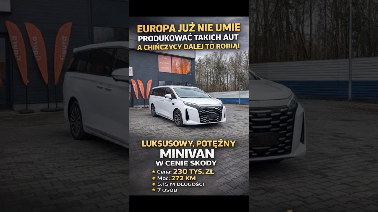 Niemcy nie potrafią robić takich aut. Duży wygodny i tani minivan. A Chińczycy proszę bardzo BYD Xia