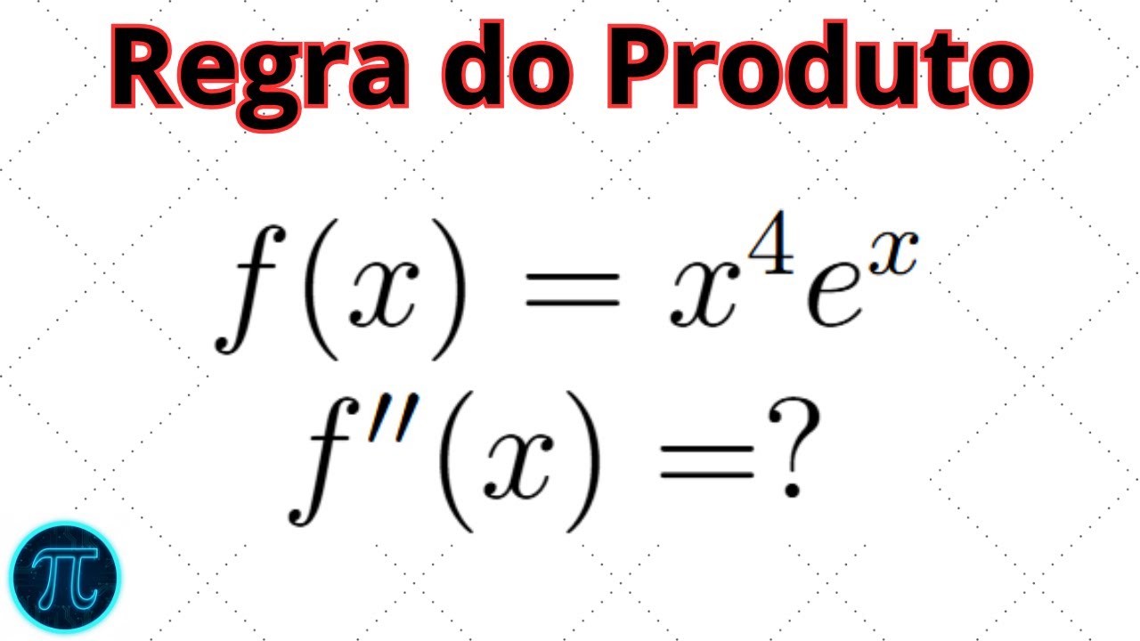 Derivada de f(x) = x^4 e^x (Regra do Produto)#matemática #regradoproduto #cálculo #derivadas