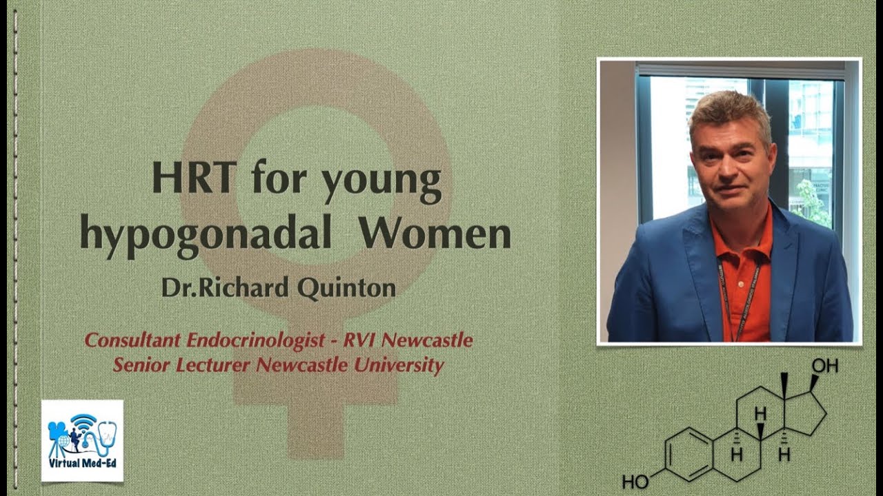 HRT for young hypogonadal women | Dr.Richard Quinton