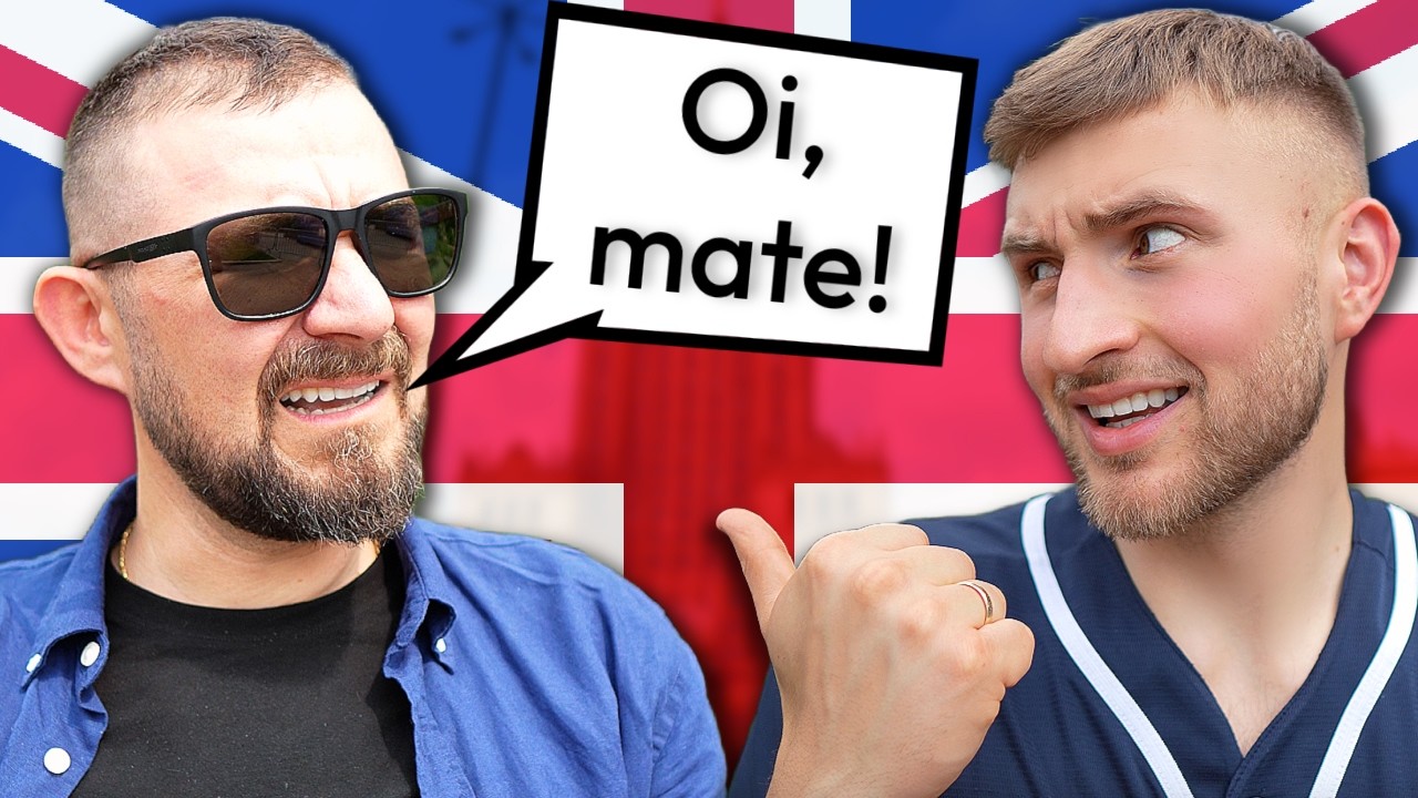 Amerykanin vs Brytyjski Slang 🤯 Dave uczy się M&Oacute;WIĆ PO BRYTYJSKU! 🇬🇧@DavezAmeryki