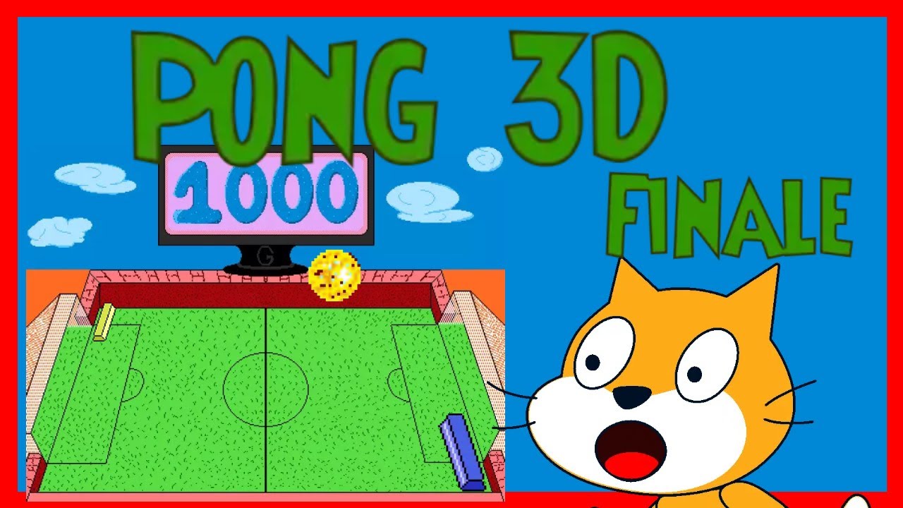 PONG en Perspectiva 3D en SCRATCH - Tutorial 2 (Especial 1000 subs)