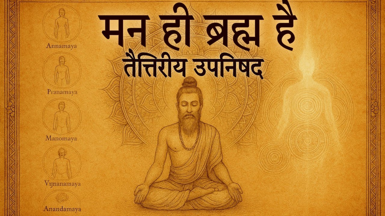 तुम्हारा मन ही सृष्टि है — तैत्तिरीय उपनिषद की अद्वैत व्याख्या