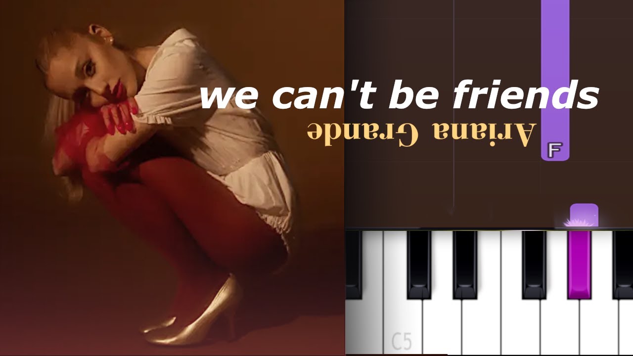 Ariana Grande - we can't be friends (wait for your love) | Piano Tutorial