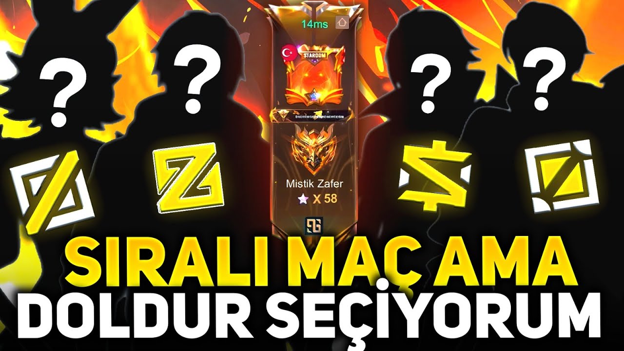 SIRALI MAÇA GİRERKEN DOLDUR SEÇİYORUM - Mobile Legends