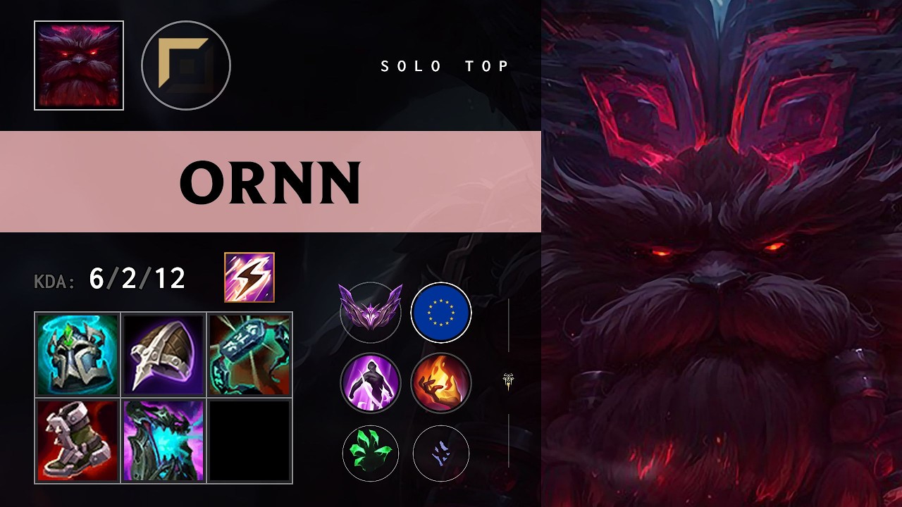 Ornn Top vs Shen - EUW Master Patch 26.11