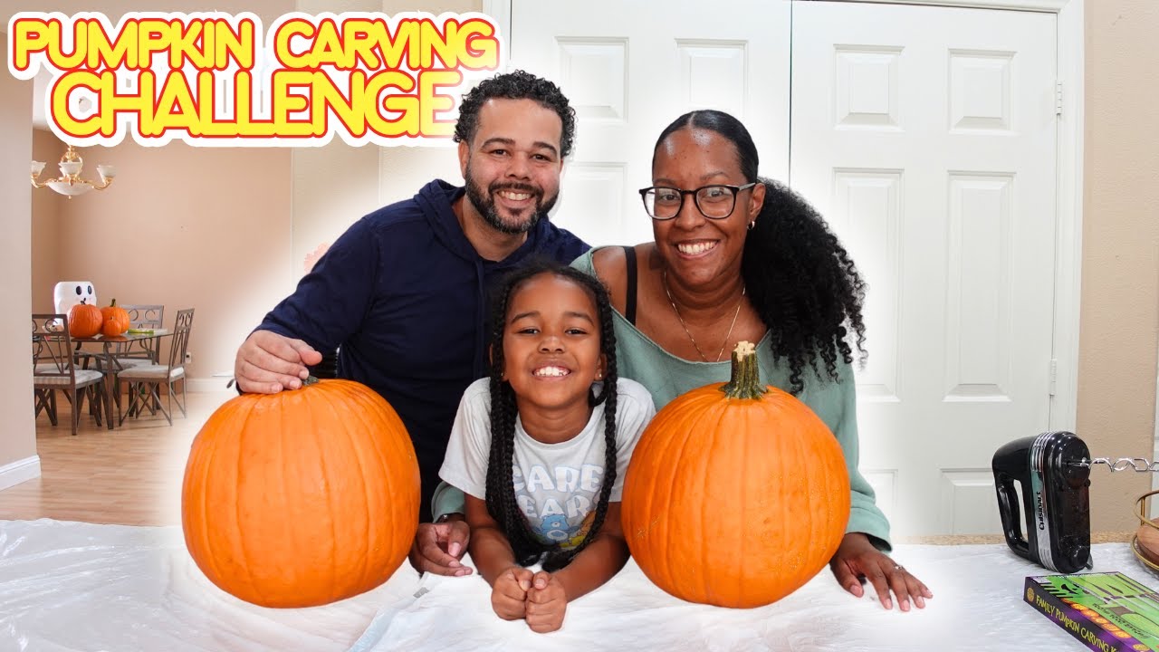 Кто победил в семейном конкурсе по резьбе по тыкве?! 🎃👀 (Решать вам!)