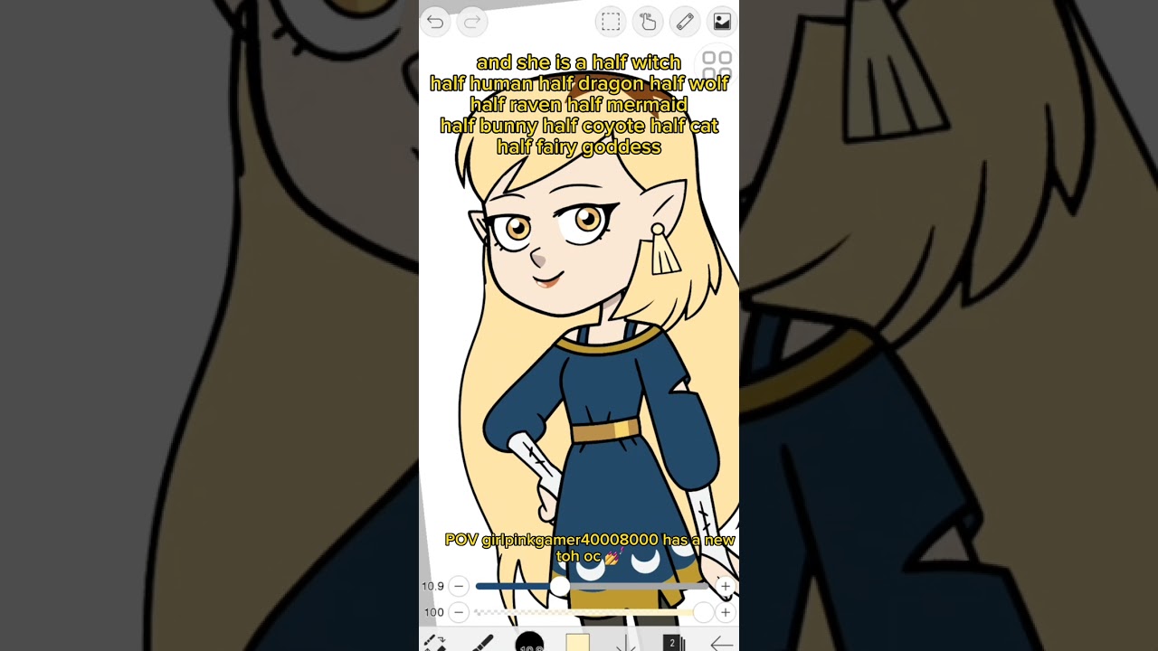 POV girlpinkgamer40008000 made a toh oc be like