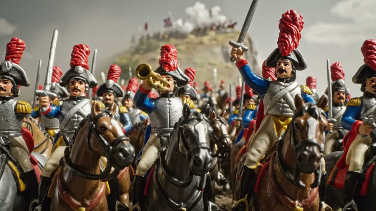 Army Men Stop Motion – The Clash Between Britain and France at Napoleonic Ridge