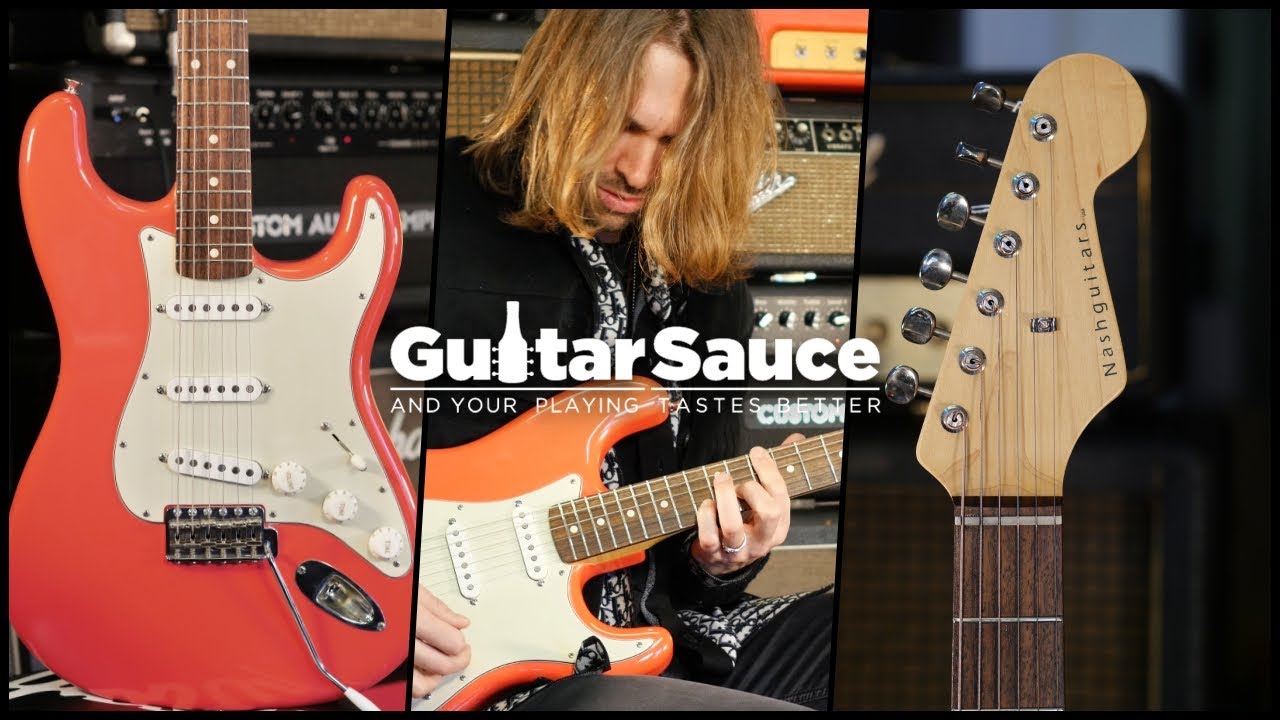 Nash Guitars S63 Stratocaster Fiesta Red Aged | Demo by Paul Audia