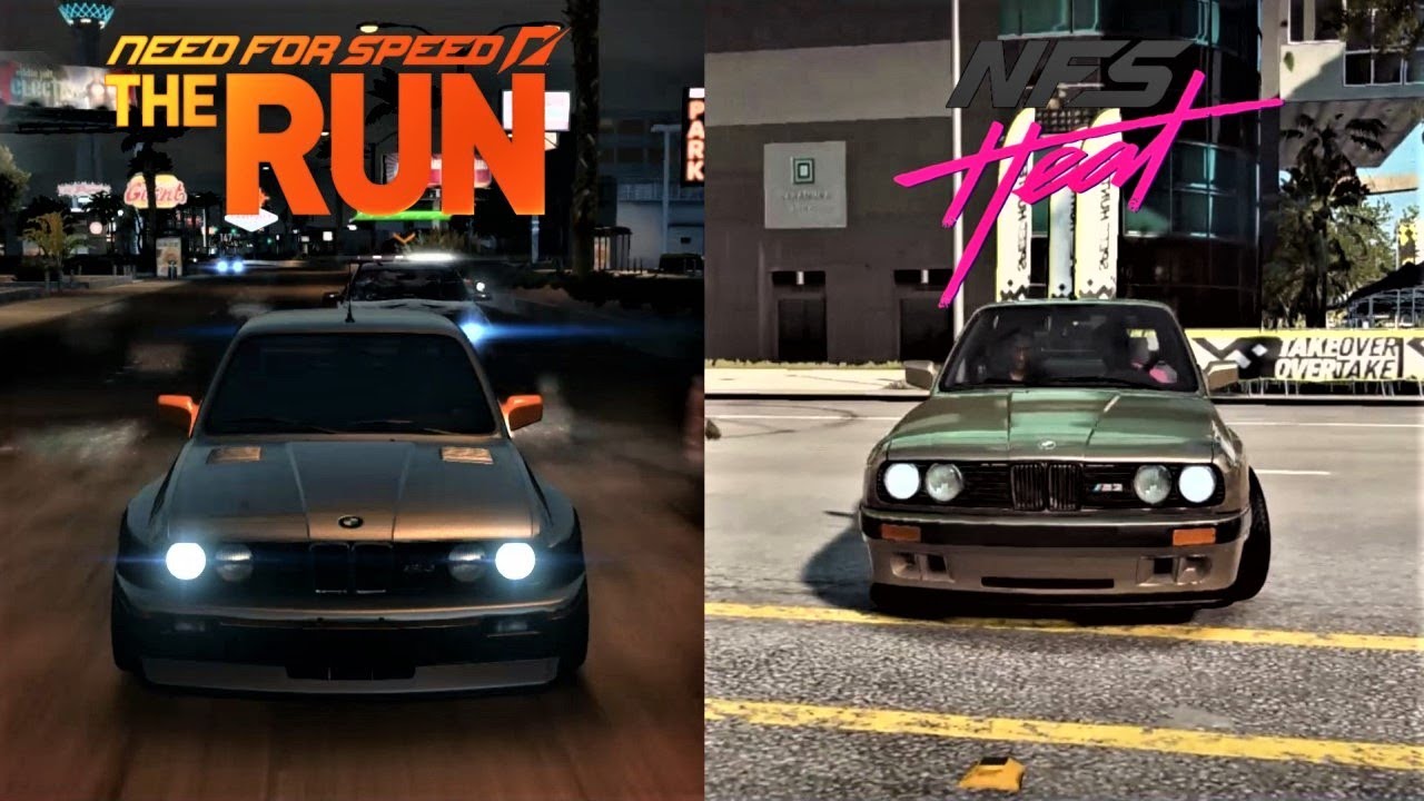 BMW M3 Sport Evolution Need for Speed™ Heat VS The Run - Need for Speed™ Compilations