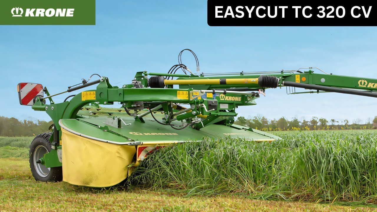 Krone EasyCut TC Mower Conditioner Walk-Around with Dave and Brent #krone  #mower