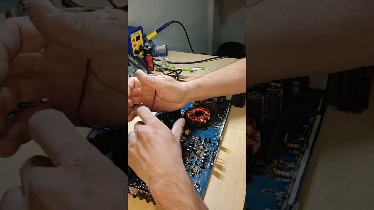 Reparacion Planet Audio AC4000 fuente en corto