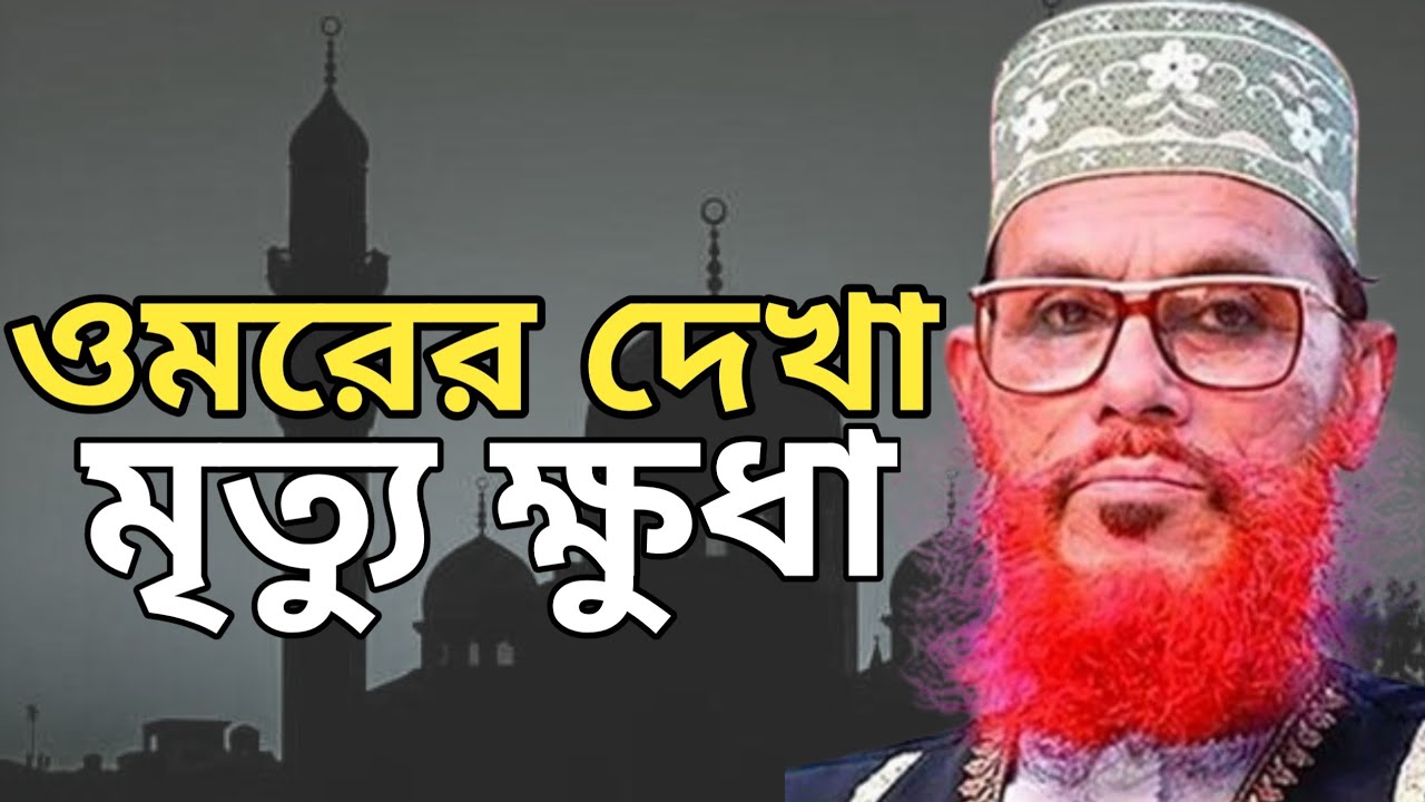 ওমরের দেখা মৃত্যু ক্ষুধার কাহিনী | Allama Delwar Hossain Saidi | bangla waz