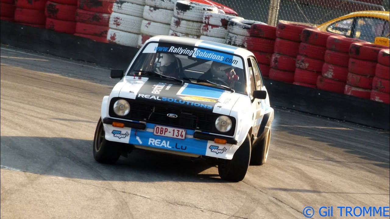 Onboard Dominique Mathy - Escort MKII - Historic Francorchamps Rally Stage 2014 - Action Cam SONY