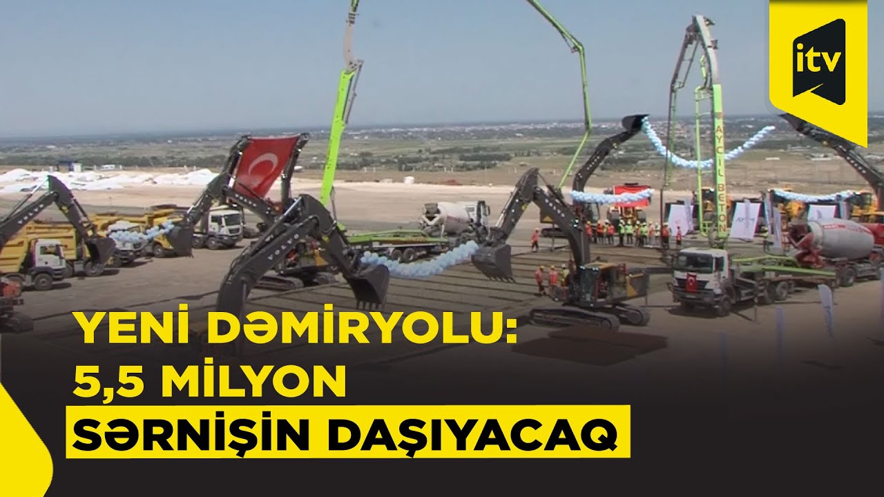 Qars-İğdır-Aralık-Dilucu dəmiryolu xəttinin təməli qoyuldu