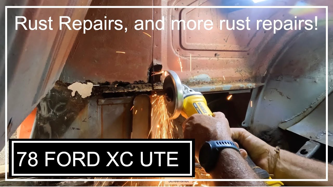 78 Ford XC Ute - Rust Repairs and more Rust Repairs!