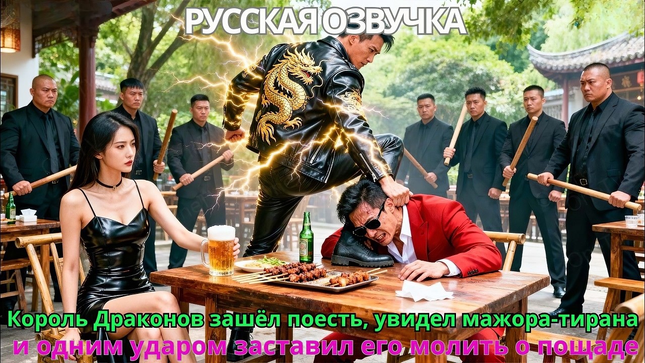 Курьер поразил всех ведь у него есть магическое кольцо дракона: стоит повернуть явится синий Хуанлун