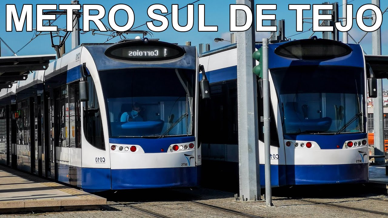 🇵🇹 Metro Do Sul Do Tejo - Trams in Almada (2021) (4K)