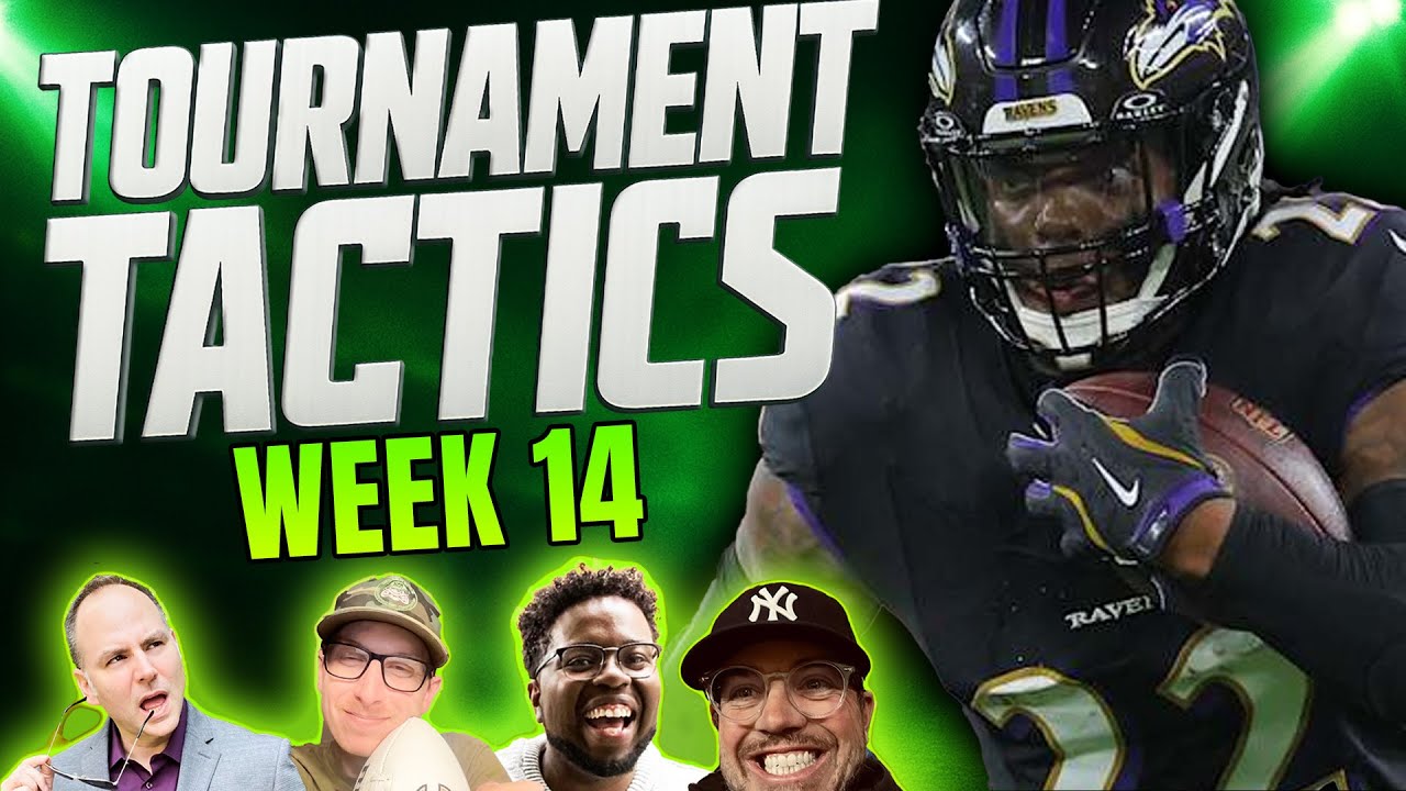 NFL Week 14 DraftKings and FanDuel DFS Strategy and Picks | Tournament Tactics
