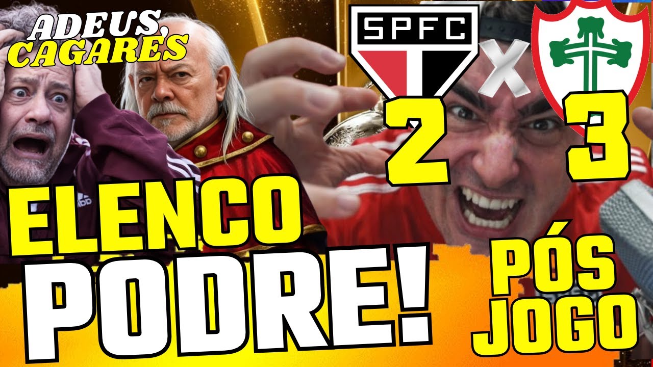 PIPOQUEIROS!! SÃO PAULO 2X3 LUSA l A LUTA É PARA NÃO CAIR l REBANHO DE DERROTADOS NO SPFC l E+