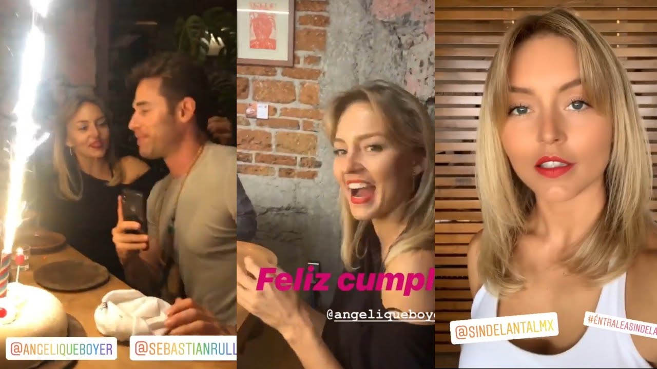 asi celebro ANGELIQUE Boyer su cumpleaños #30 al lado de Sebastián rulli