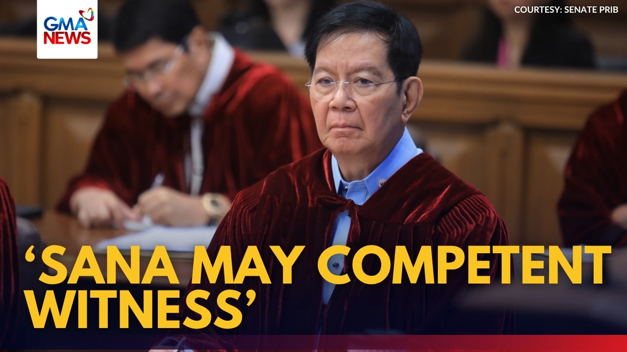 Competent witness, hinihingi ni Lacson sa Prosecution ukol sa confi funds issue ng OVP | GMA News
