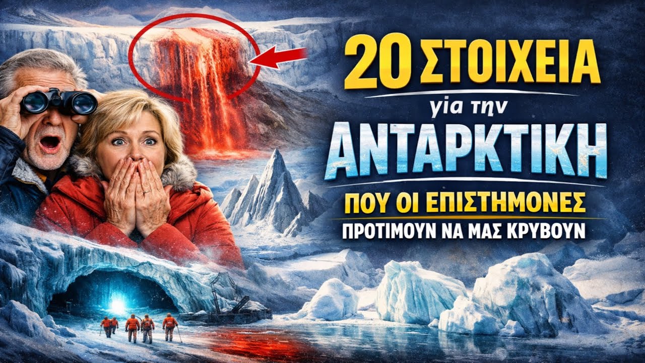 20 Στοιχεία για την Ανταρκτική Που Οι Επιστήμονες Προτιμούν να Μας Κρύβουν