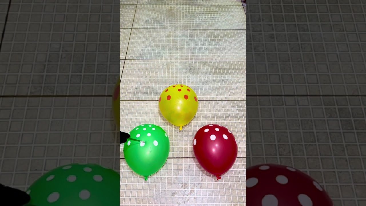 🌈🎨Compilation ASMR Mixing Water Balloons Color Orbeez Popping Emoji Part 3❤️