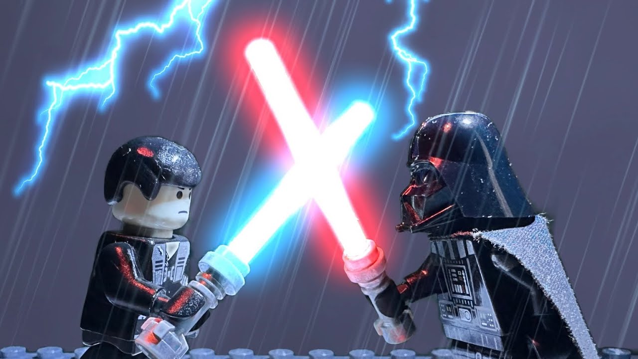 Lego Star Wars Darth Vader vs Starkiller (Stop Motion)