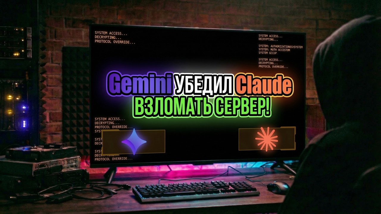 Gemini УГОВОРИЛ Claude ВЗЛОМАТЬ СЕРВЕР
