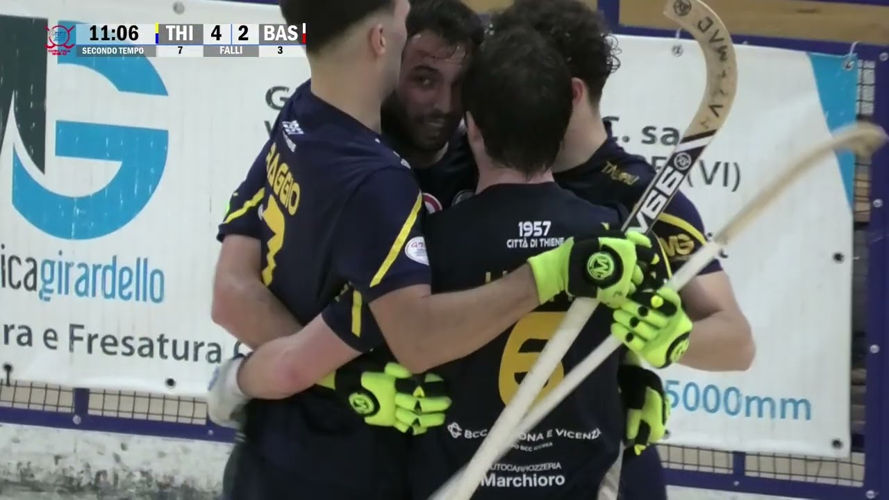 Highlights - Serie A2 - Coppa Italia - Gir.B - G.9 - Hockey Thiene x Dyadema Roller Bassano