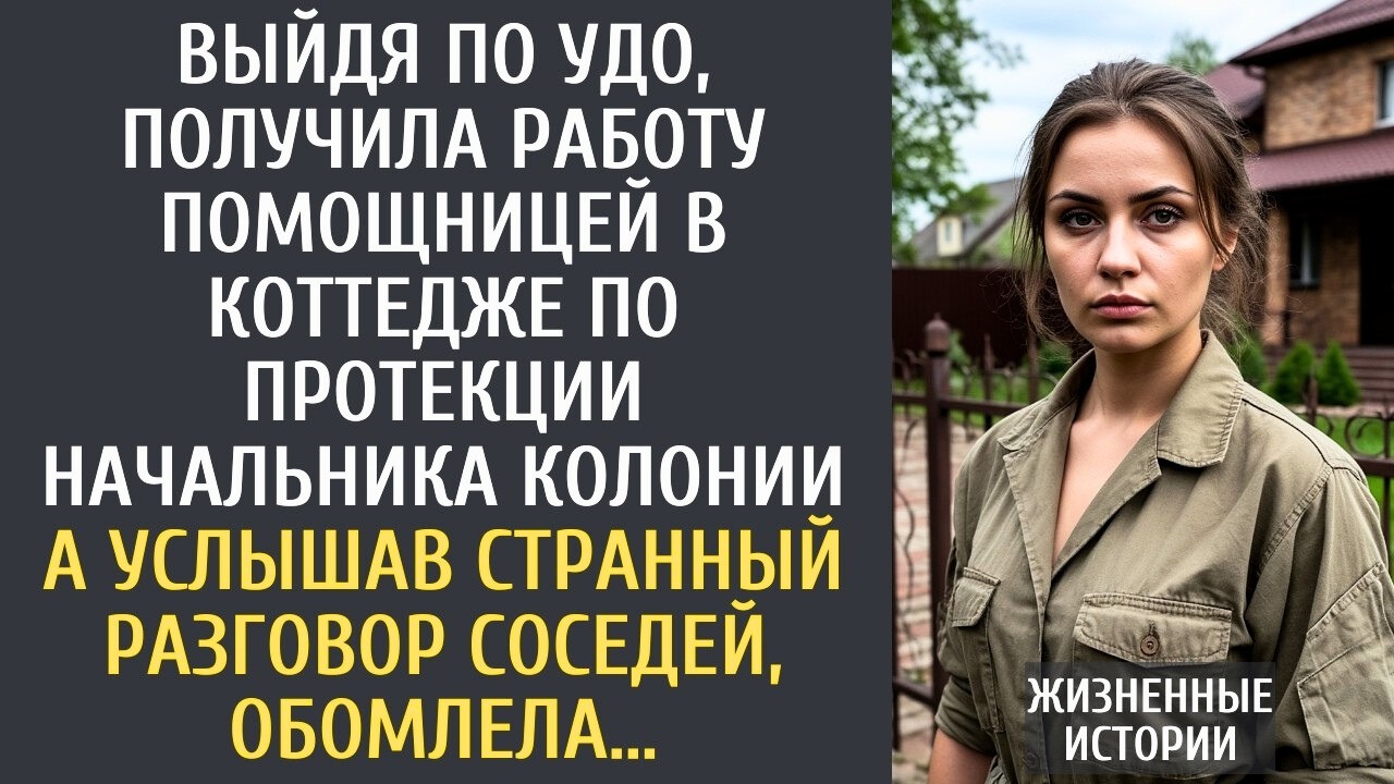 Вышла по УДО в коттедж по блату… А слова соседки шокировали!