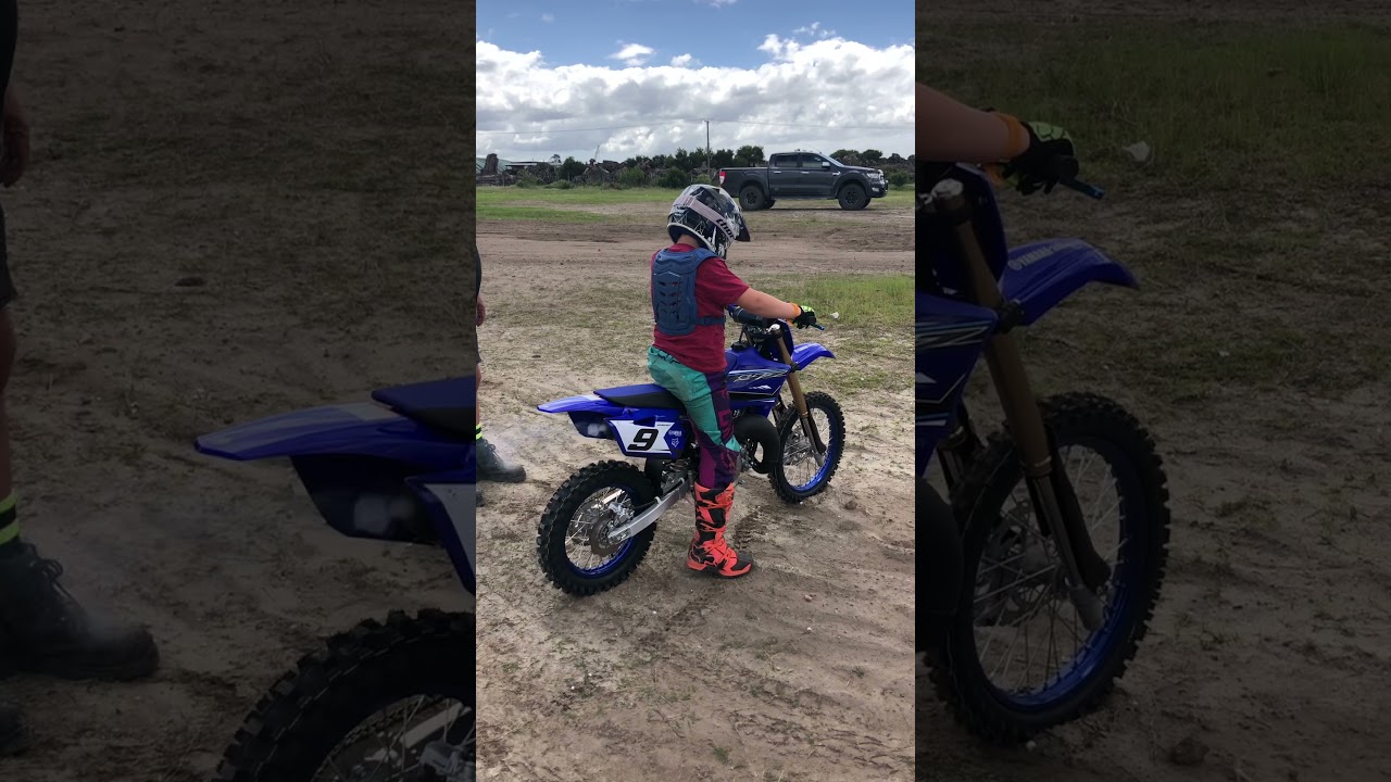 New Yamaha YZ85 at Ruakaka Race Track