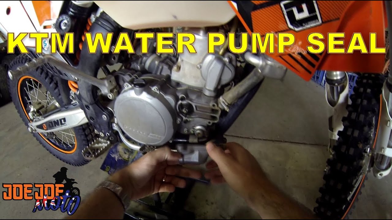 Как заменить сальник водяного насоса на KTM
