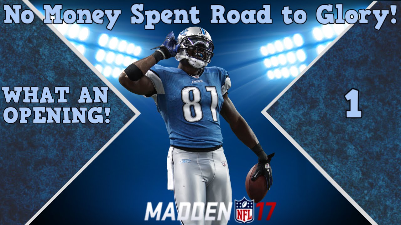 Madden 17 Ultimate Team! Let's get started! No Money Spent Road to glory ep 1!