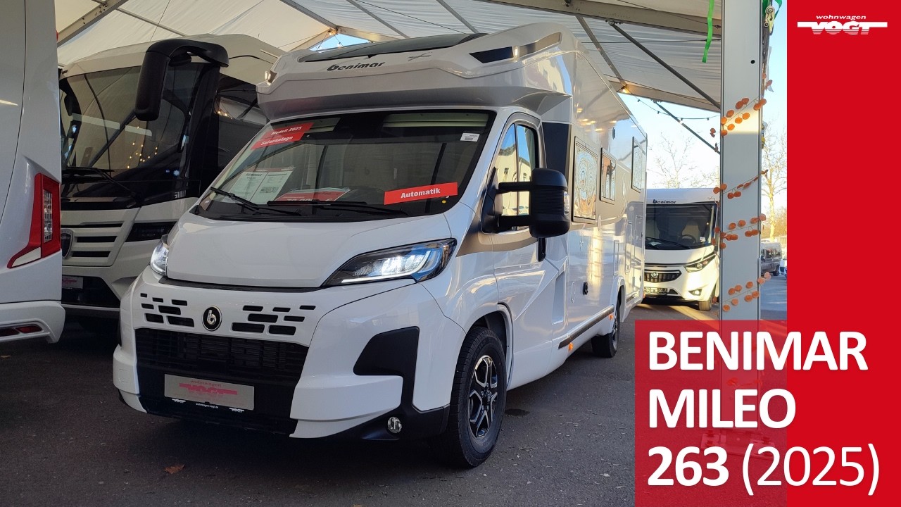 Benimar Mileo 263, Wohnmobil mit viel Ausstattung und tollem Ambiente für unter 80.000,- Euro 🤩