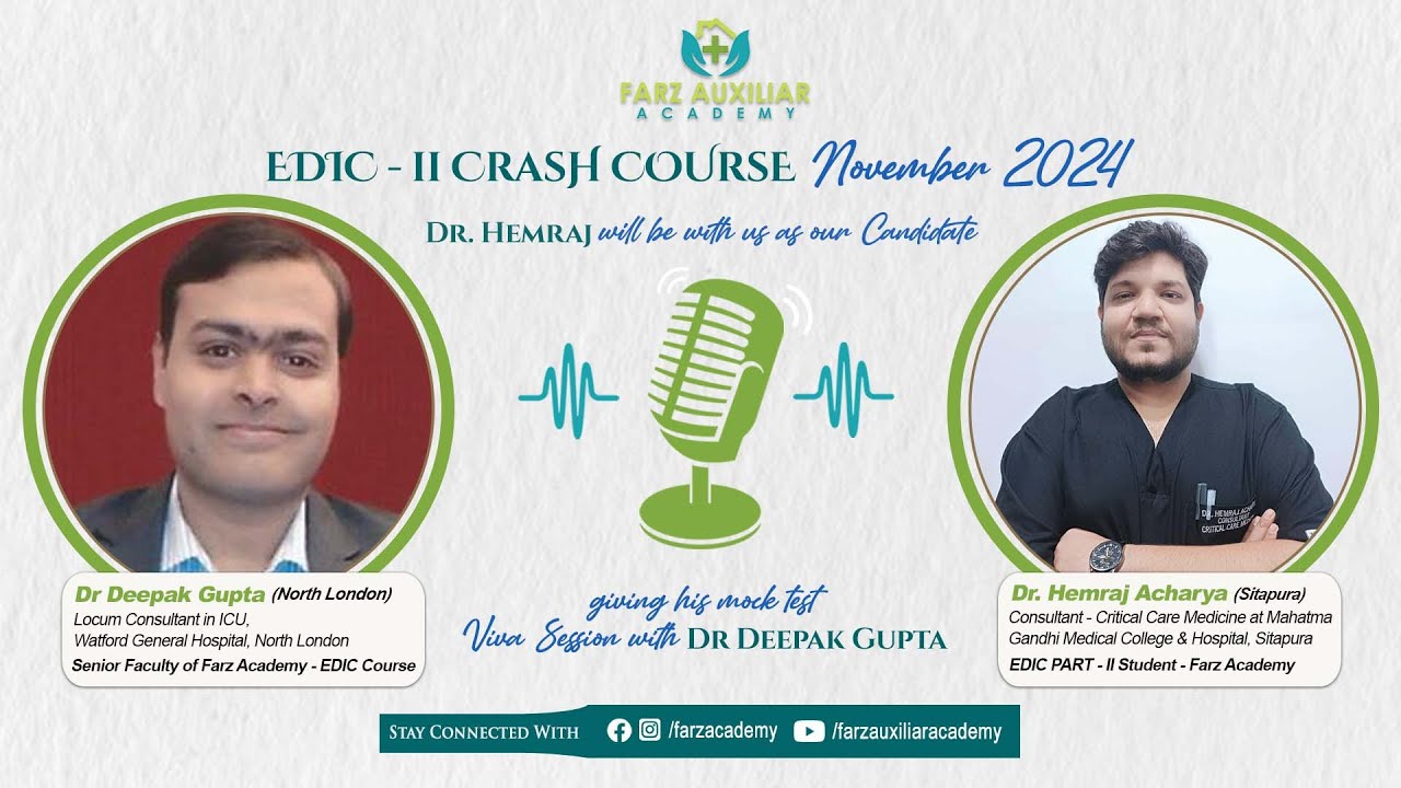 EDIC Part II Crash Course - November 2024 | Mock Live Viva Test | Ft. Dr Hemraj Acharya