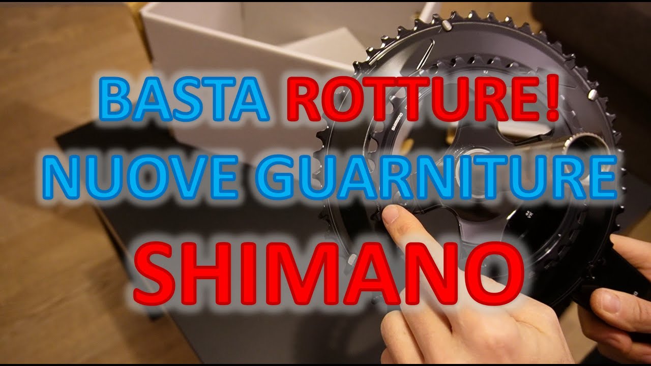 Richiamo Shimano guarniture: arrivata nuova guarnitura in sostituzione!!