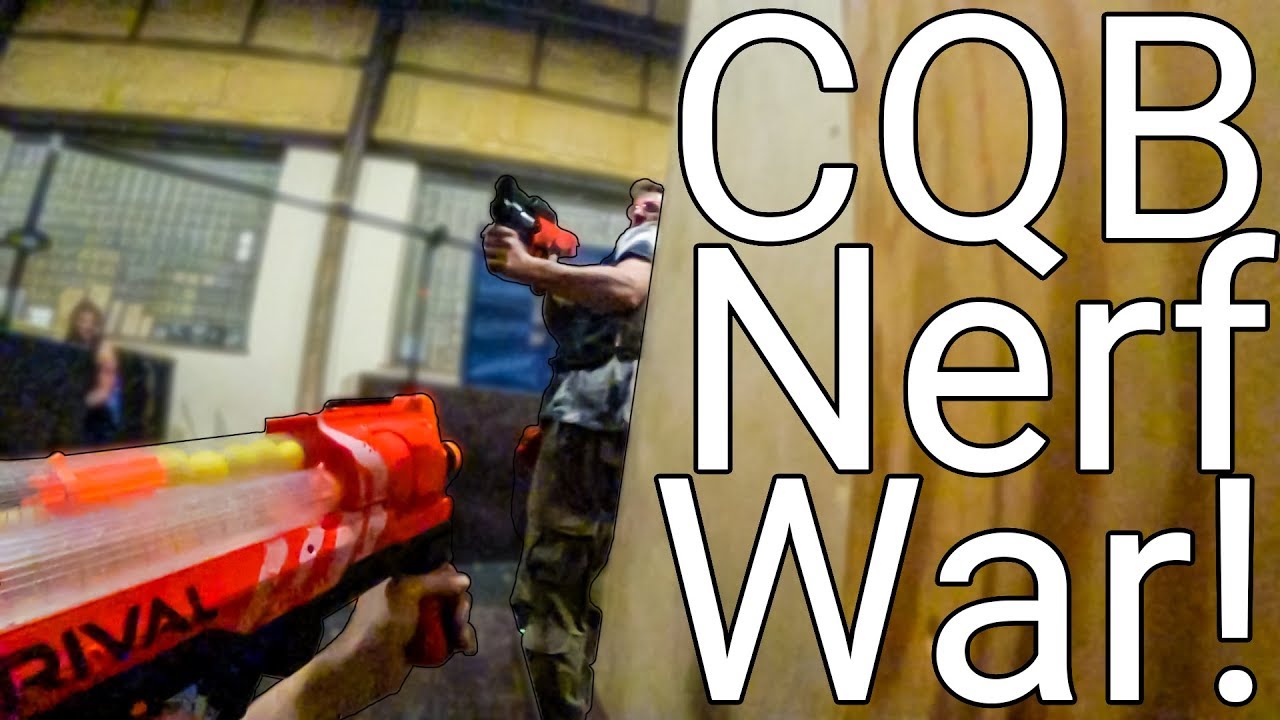 CQB Nerf Gameplay #36 - Push Defense [Rival Artemis, K26 Kronos]