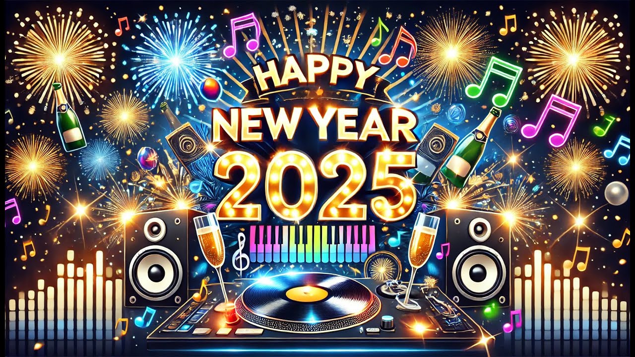Happy New Year Song REMIX EDITION - New year countdown 2025