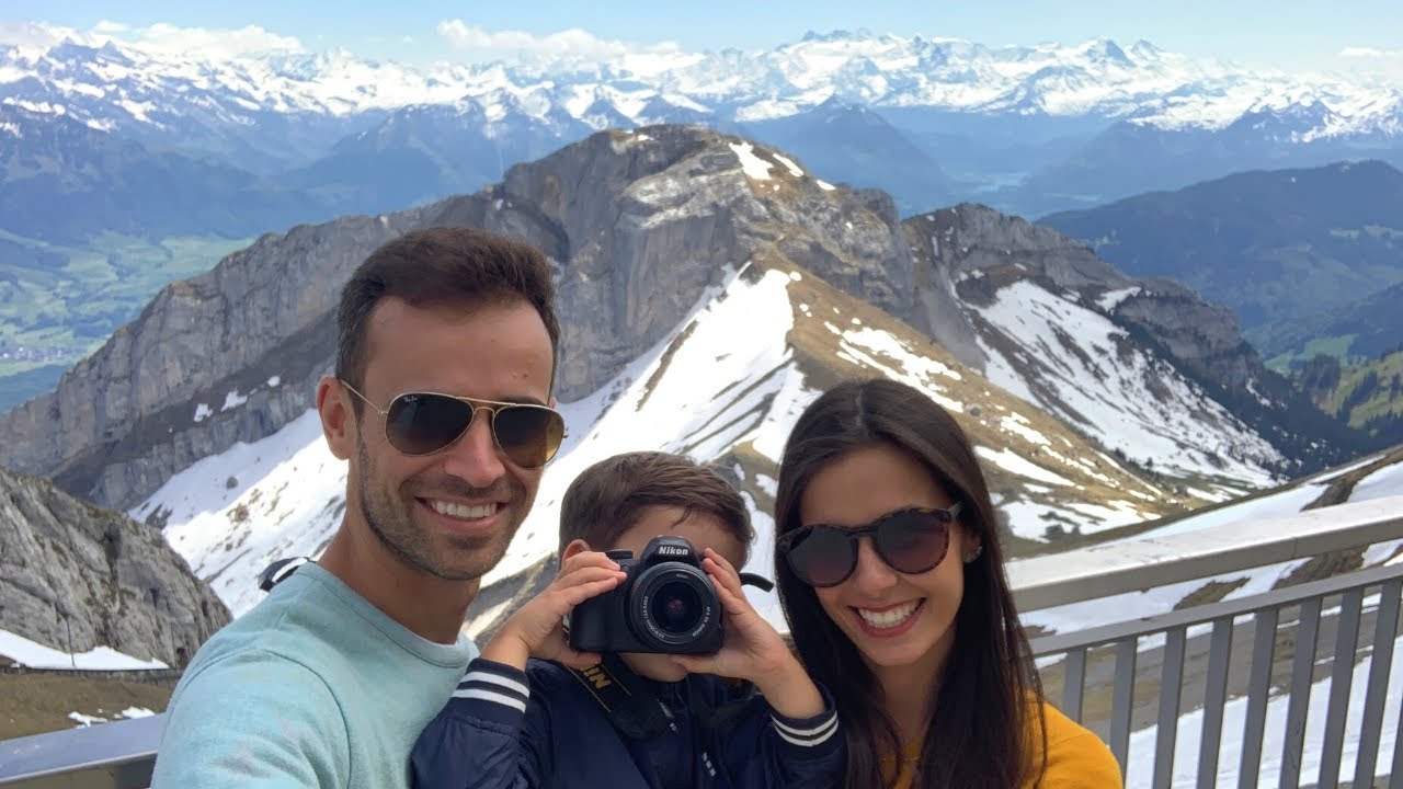 Subimos no Monte Pilatus! O que fazer com Criança na Suíça? Viagem com filhos para os Alpes Suíços