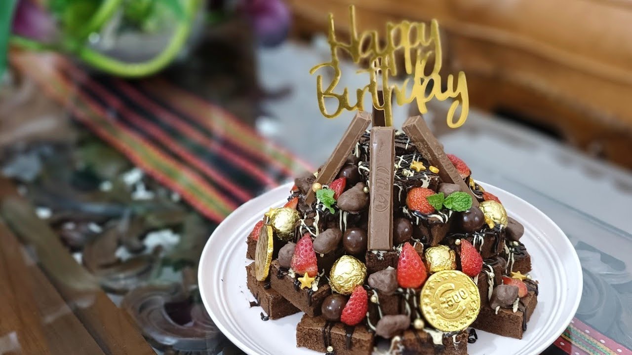 Торт &laquo;Башня брауни&raquo; / Brownies Tower / Brownie Tower Cake