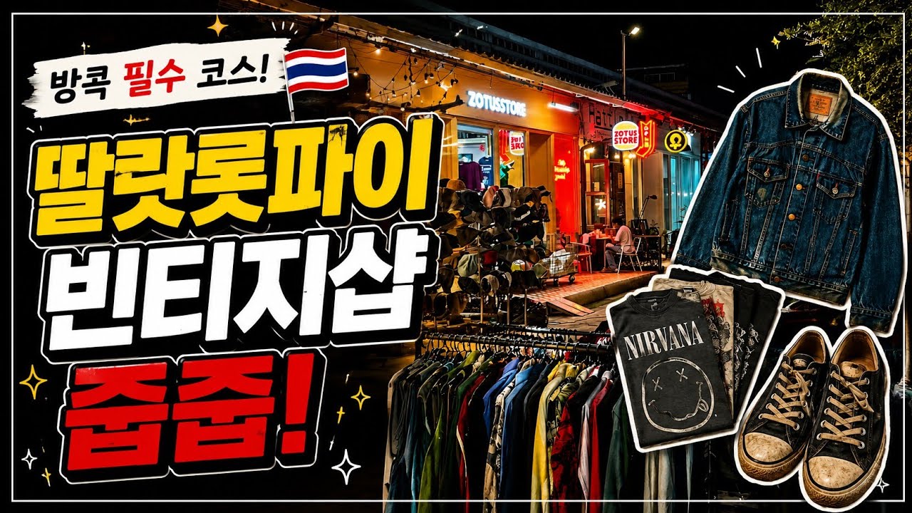 65. 딸랏 롯파이 빈티지샵 투어