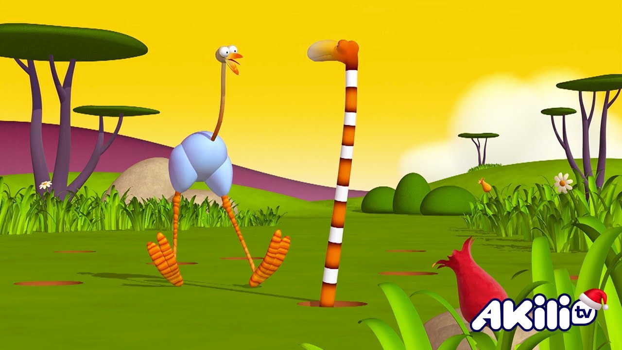 Gazoon | Rattle Snake,🐍 Ostrich  and Chicken 🐓 | Akili Kids!