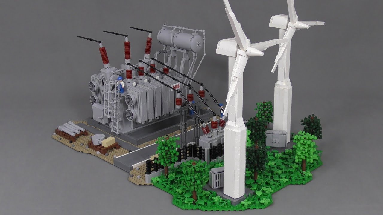 LEGO Transformator - Projekt dla firmy ABB / Jaką mam pracę / LEGO MOC / LEGO Transformer