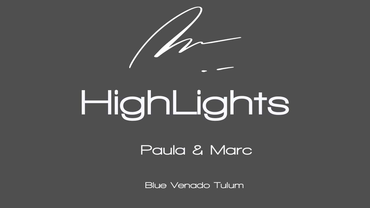 Video Highlights of Wedding Paula & Marc in Tulum