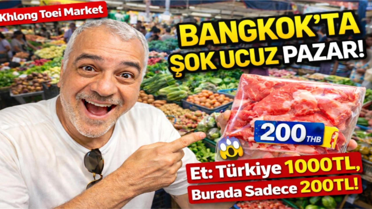 Turistlerin Gitmediği Bangkok Pazarı — Fiyatlar İNANILMAZ #Bangkok #Tayland #BektasYolda